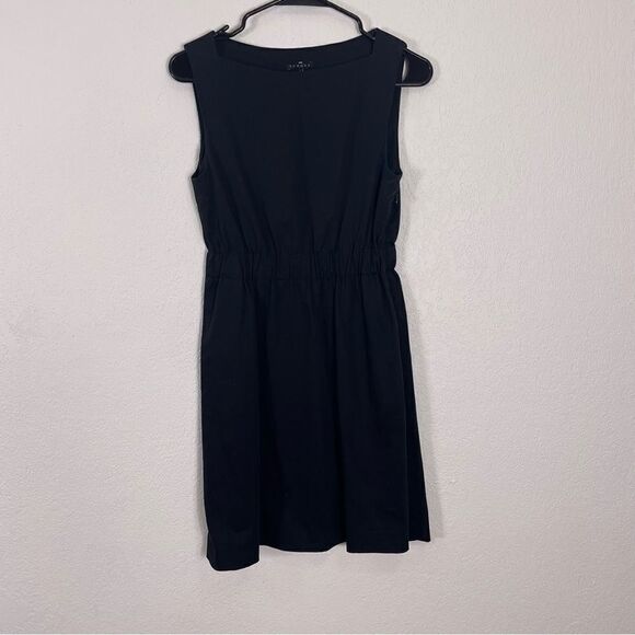 Theory Black High Neckline Sleeveless Dress - Picture 1 of 5